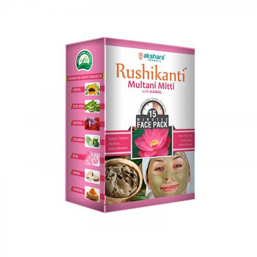 Akshara Herbals Rushikanti Multani Mitti With Kamal