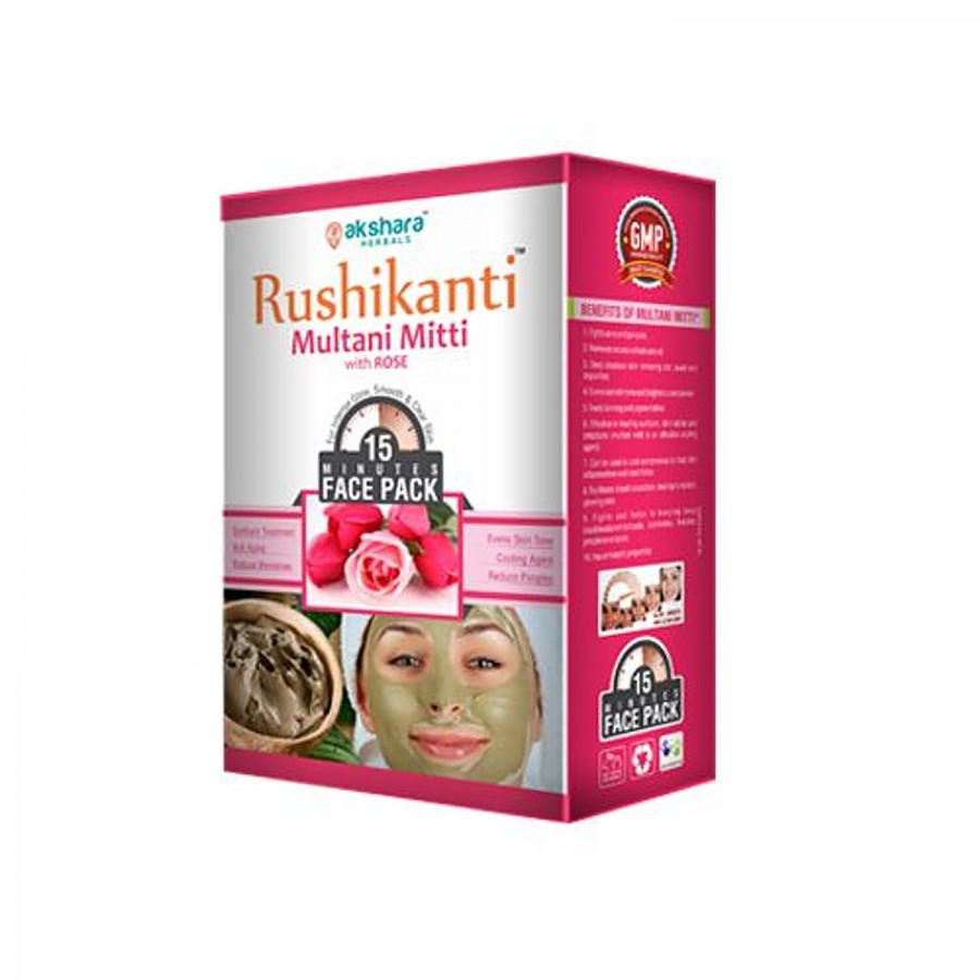 Akshara Herbals Rushikanti Multani Mitti With Rose