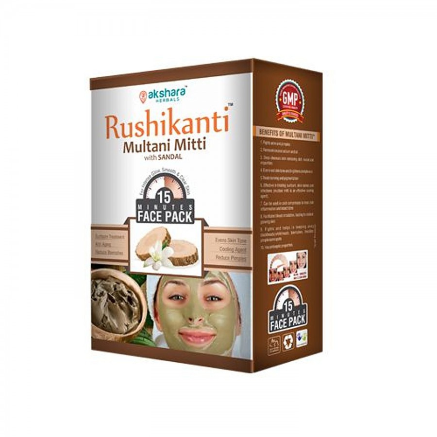 Akshara Herbals Rushikanti Multani Mitti With Sandal