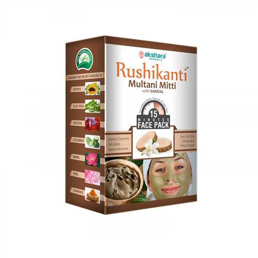 Akshara Herbals Rushikanti Multani Mitti With Sandal