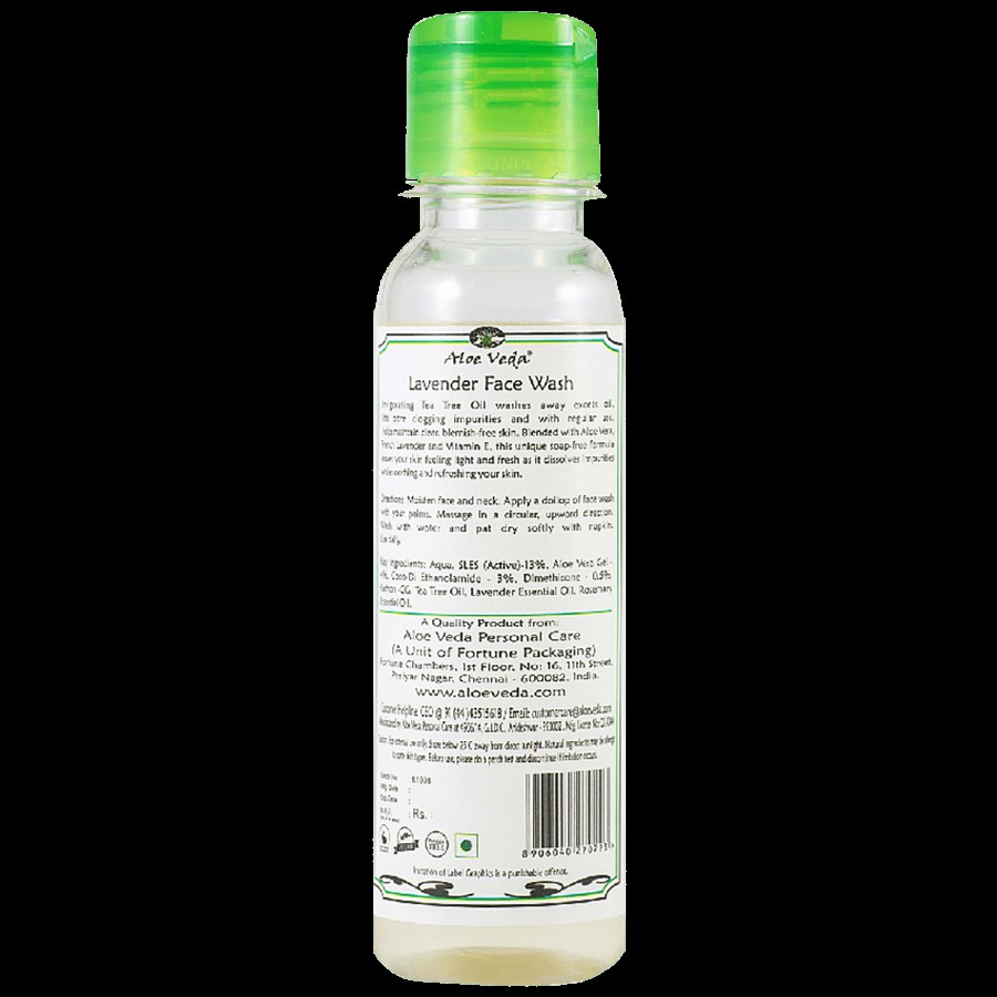 Aloe Veda Face Wash - Lavender