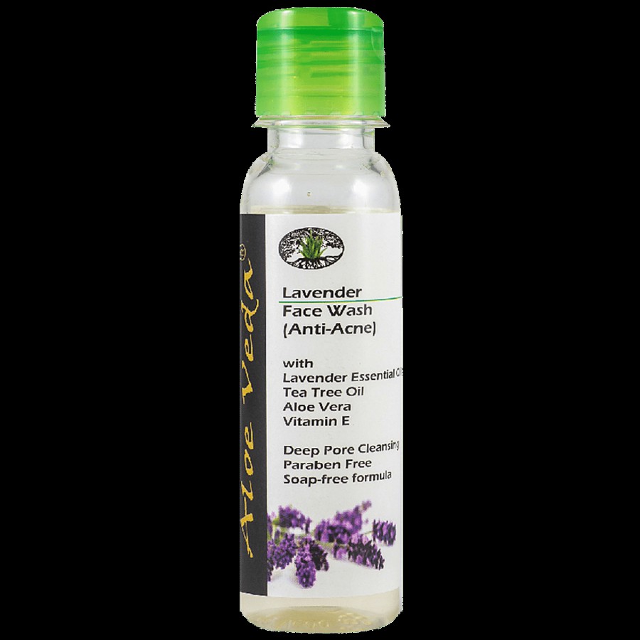 Aloe Veda Face Wash - Lavender