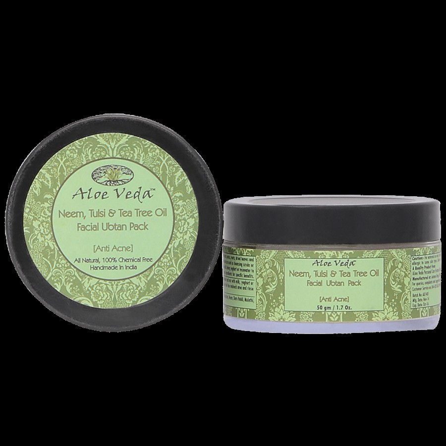 Aloe Veda Facial Ubtan Pack - Neem