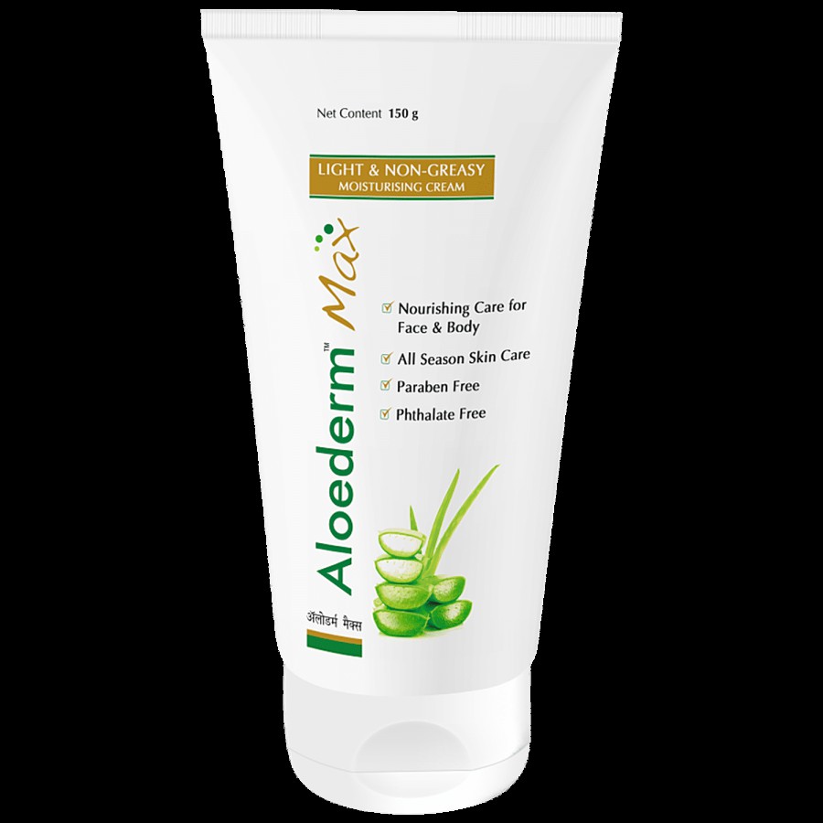 Aloederm Max Moisturising Cream - Aloe Vera