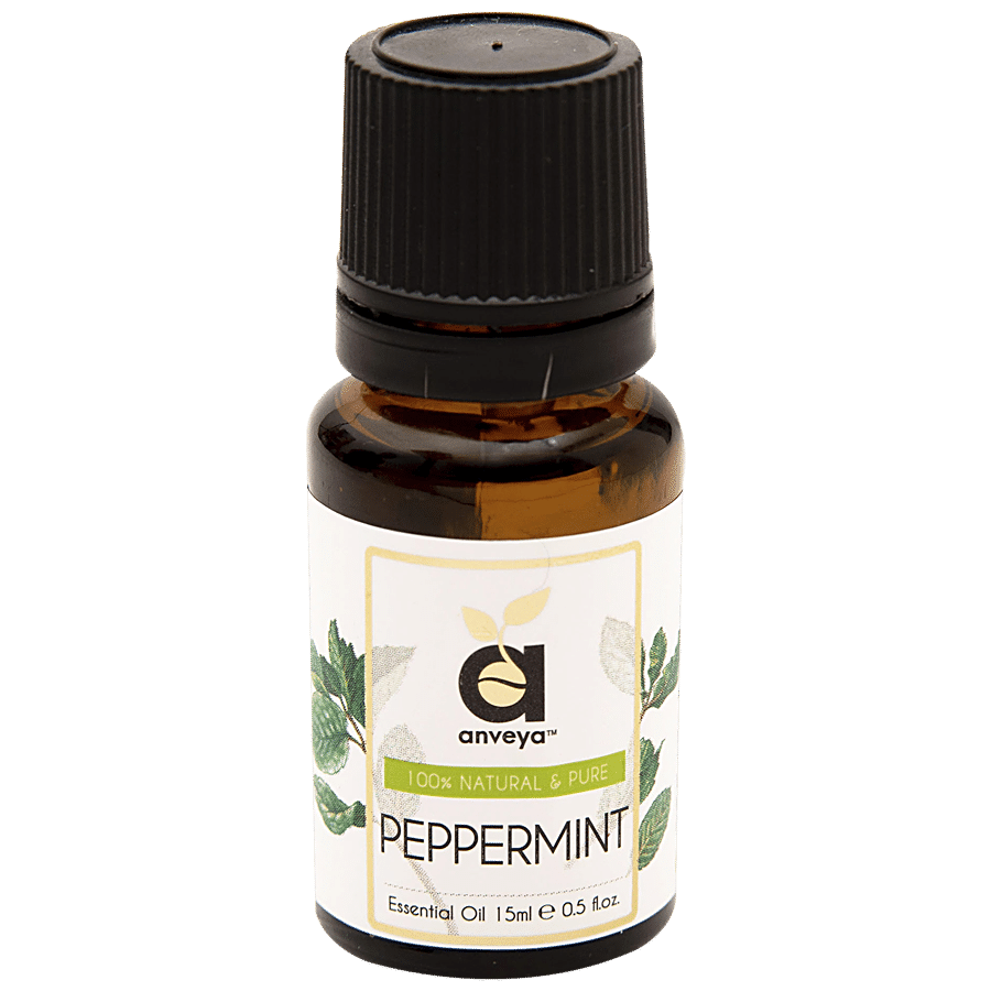 Anveya Peppermint Essential Oil - 100% Natural