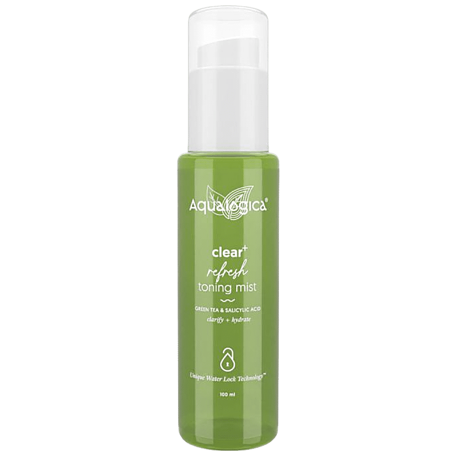 Aqualogica Clear+ Refresh Toning Mist - Green Tea & Salicylic Acid