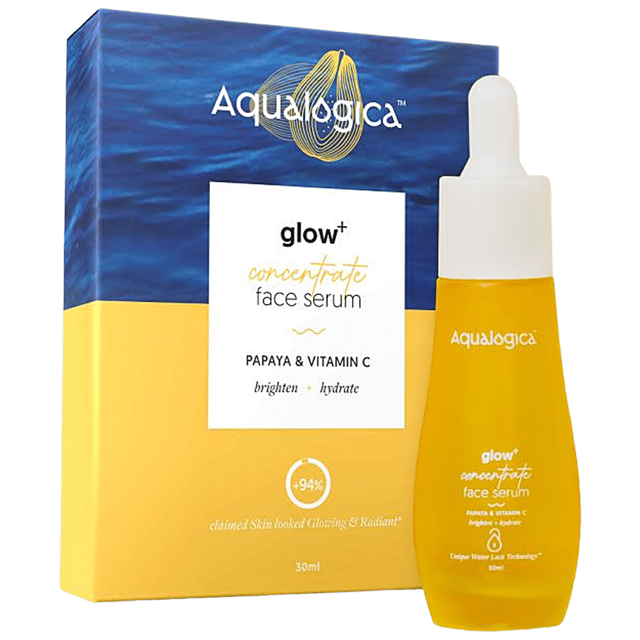 Aqualogica Glow+ Concentrate Face Serum - Vitamin C