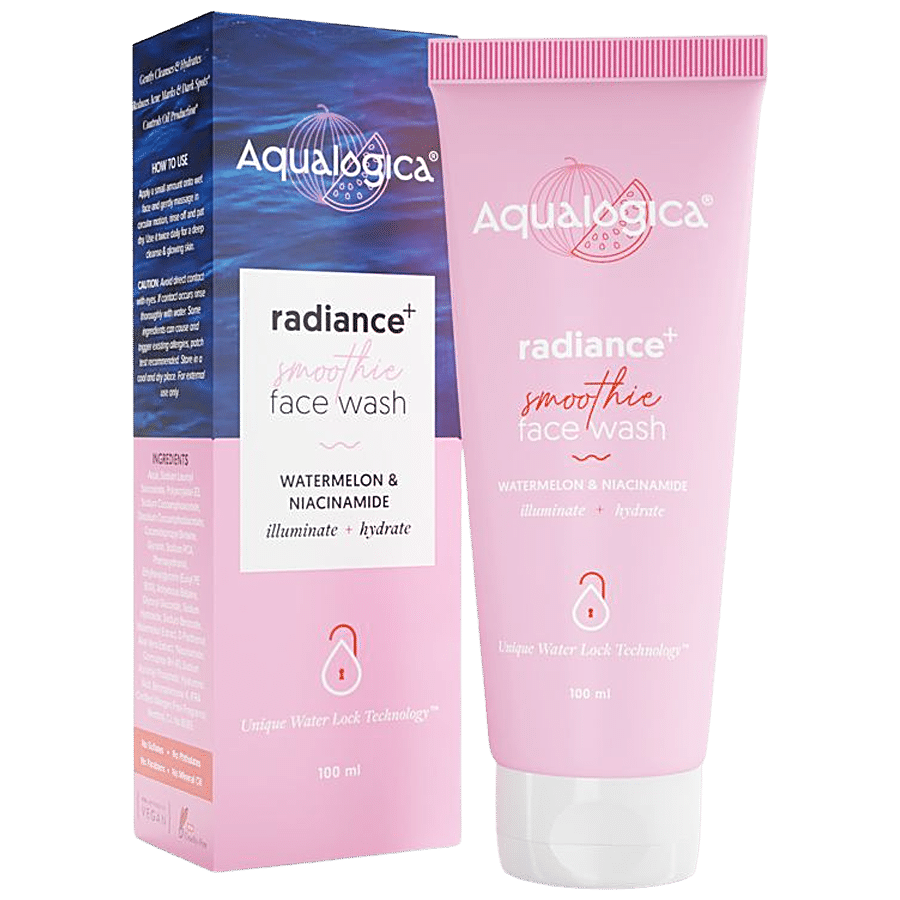 Aqualogica Radiance+ Smoothie Face Wash - Watermelon & Niacinamide