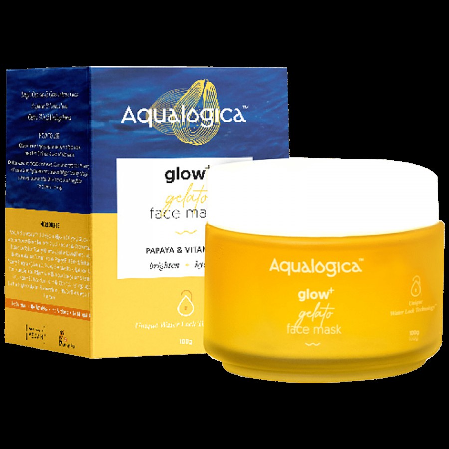 Aqualogica Glow+ Gelato Face Pack - Papaya & Vitamin C