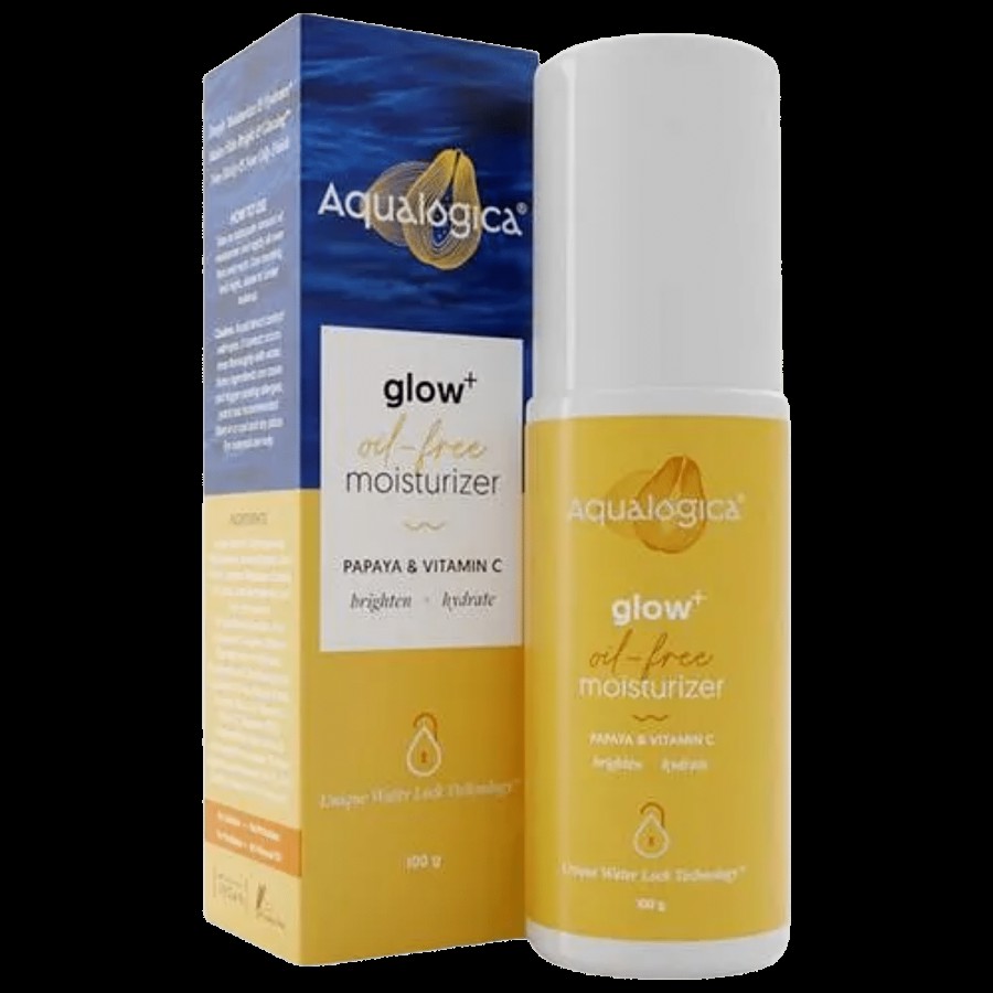 Aqualogica Glow+ Oil free Moisturiser - Papaya & Vitamin C