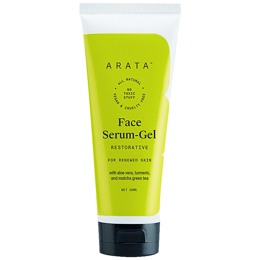 Arata Natural Hydrating Face Serum-Gel - With Aloe Vera