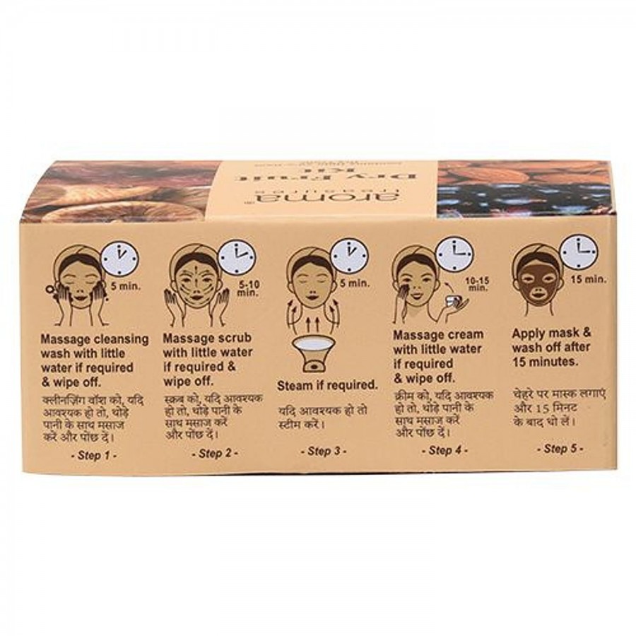 Aroma Treasures Dry Fruit Facial Kit - Single Time Use