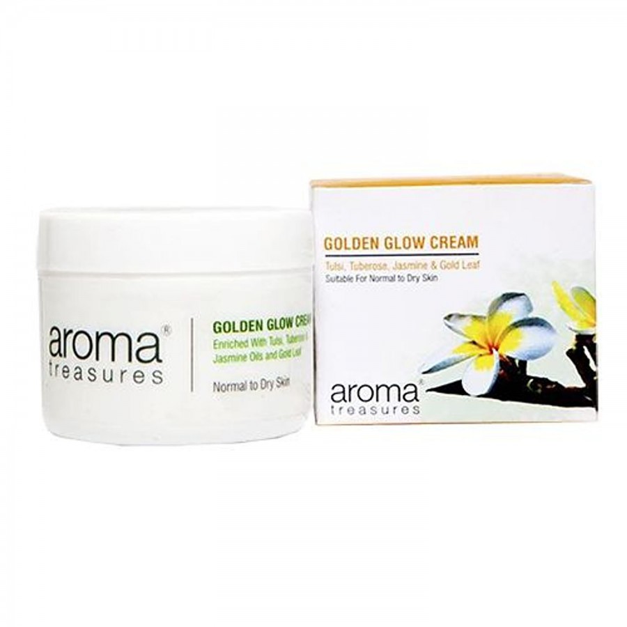 Aroma Treasures Golden Glow Cream - For Normal To Dry Skin