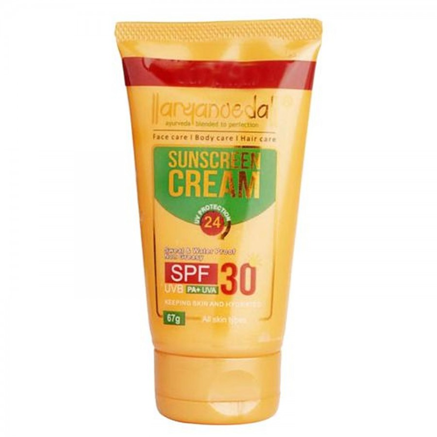 Aryanveda Herbal Sunscreen Cream - SPF 30