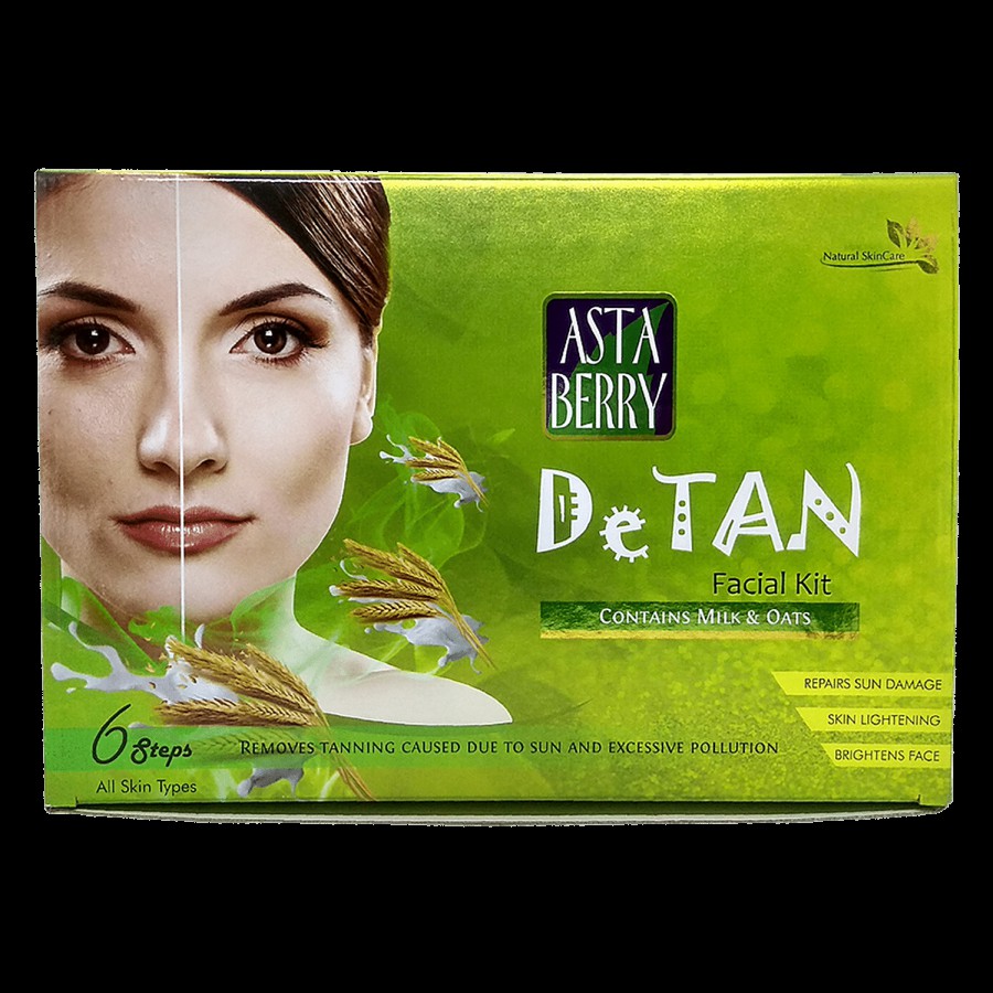 Astaberry Detan Facial Kit - 6 Steps