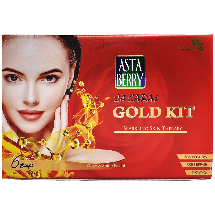 Astaberry Gold Facial Kit - 6 Steps