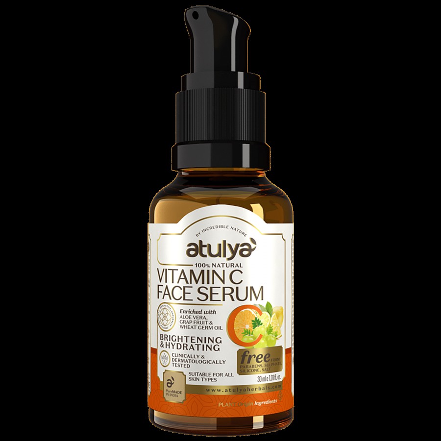 Atulya Vitamin C Face Serum - With Aloe Vera