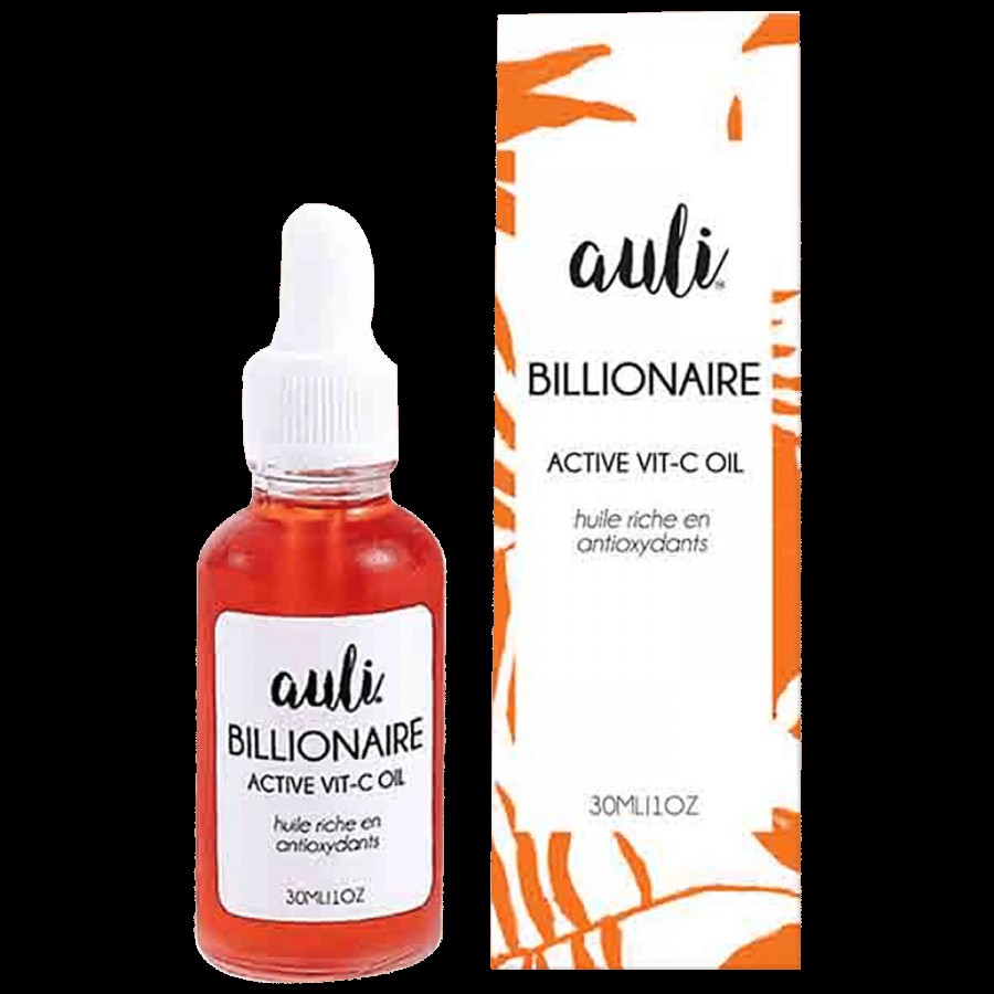 Auli Billionaire Active Vitamin C Oil - Antioxidant-Rich