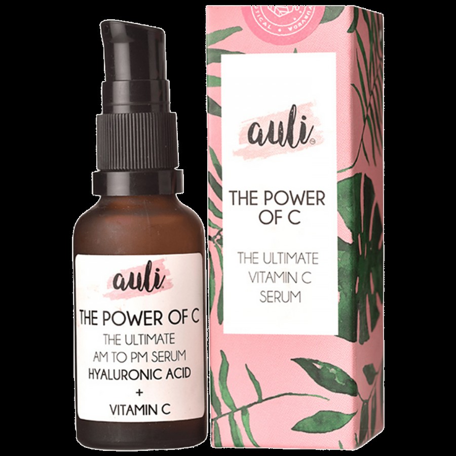 Auli Power Of C The Ultimate Vitamin C Serum - With Hyaluronic Acid