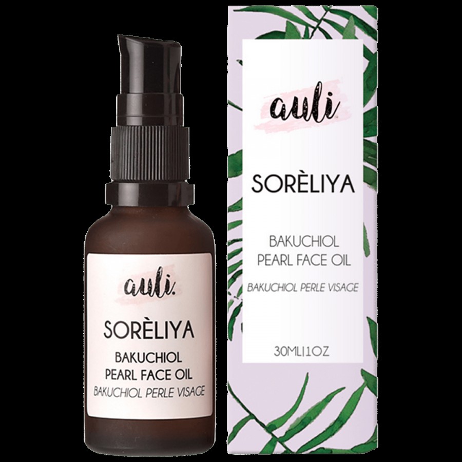 Auli Soreliya Bakuchiol Pearl Face Oil - Hydrating & Rejuvenating