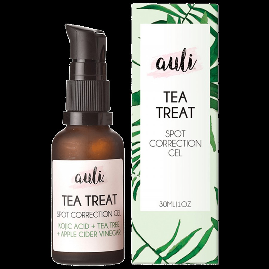 Auli Tea Treat Spot Correction Gel - Brightens Skin