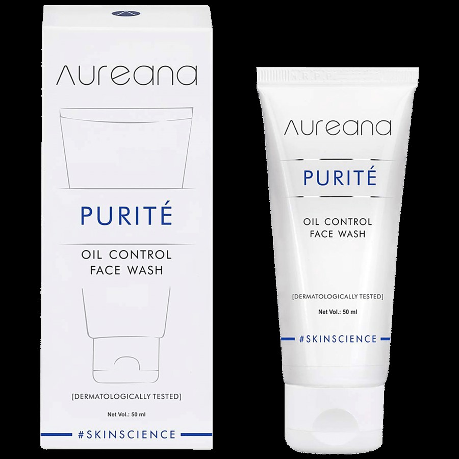 Aureana Purite Oil Control Face Wash - Reduces Acne & Scars