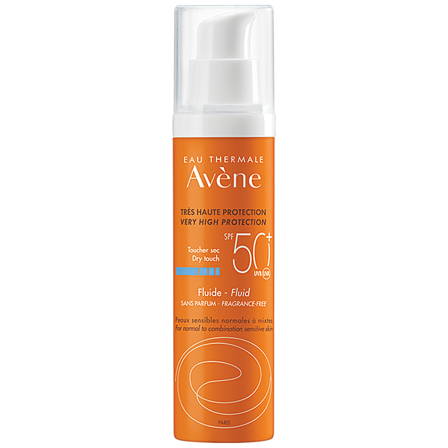 Avene Very High Protection SPF 50+ Fluid - For Normal to Combination Sensitive Skin