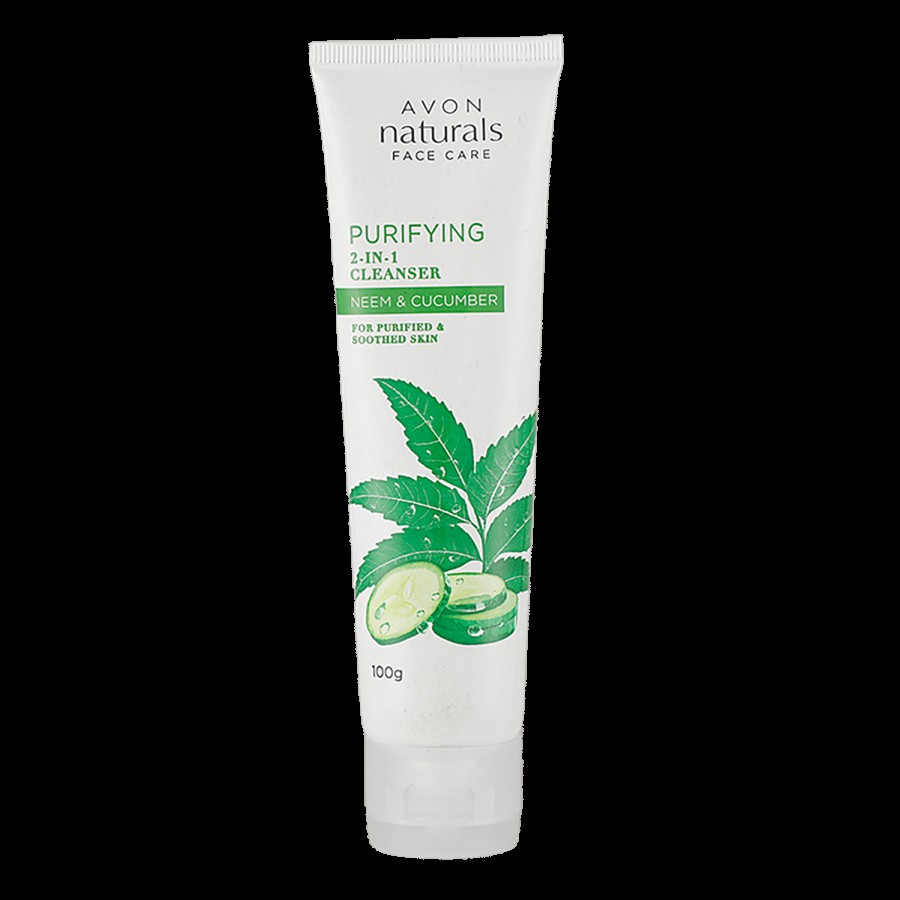 Avon Naturals - Neem & Cucumber 2-In-1 Cleanser