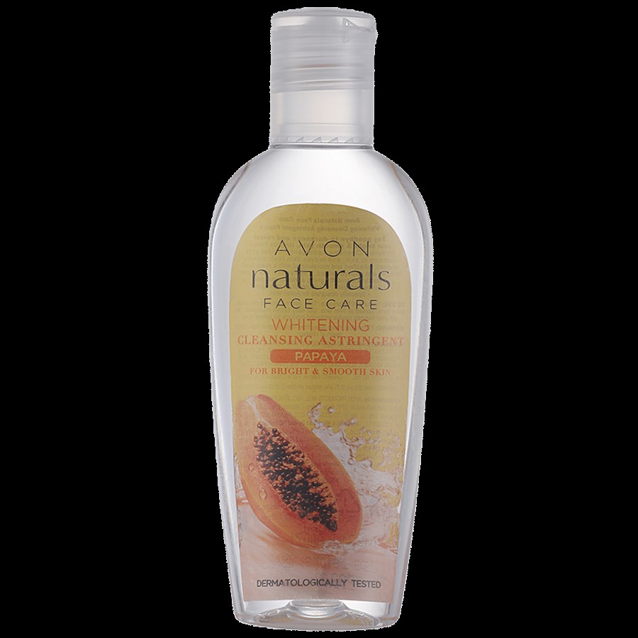 Avon Naturals Face Care Whitening Cleaning Astringent - With Papaya