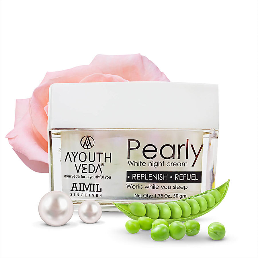 Ayouthveda Pearly White Night Cream - Replenish