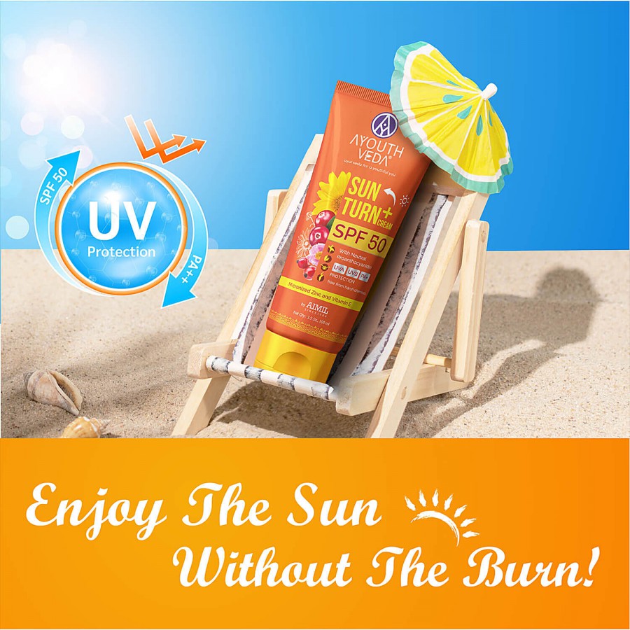 Ayouthveda Sun Turn+ Cream - SPF 50