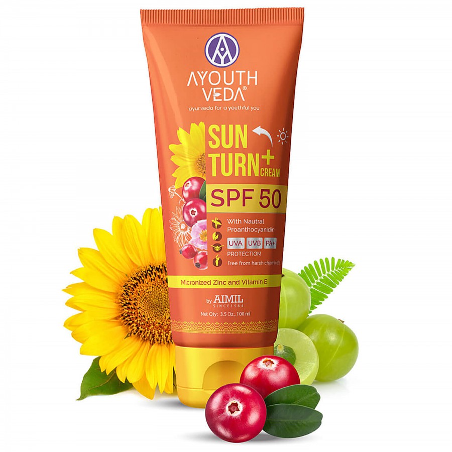 Ayouthveda Sun Turn+ Cream - SPF 50