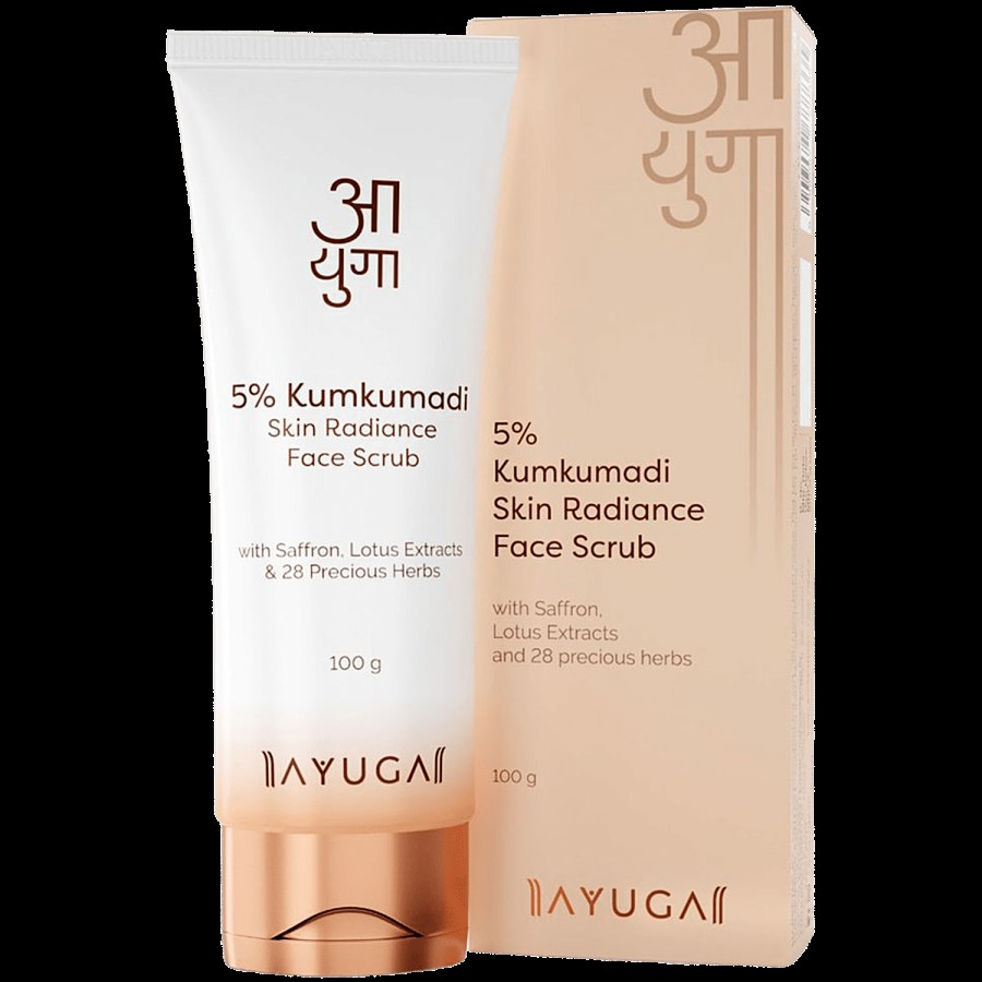 Ayuga 5% Kumkumadi Skin Radiance Face Scrub With Saffron