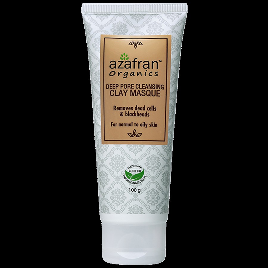 Azafran Deep Pore Cleansing Clay Masque - For Normal to Oily Skin