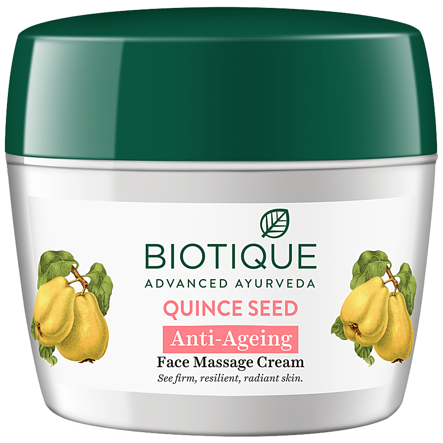 BIOTIQUE Anti-Ageing Face Massage Cream - Quince Seed