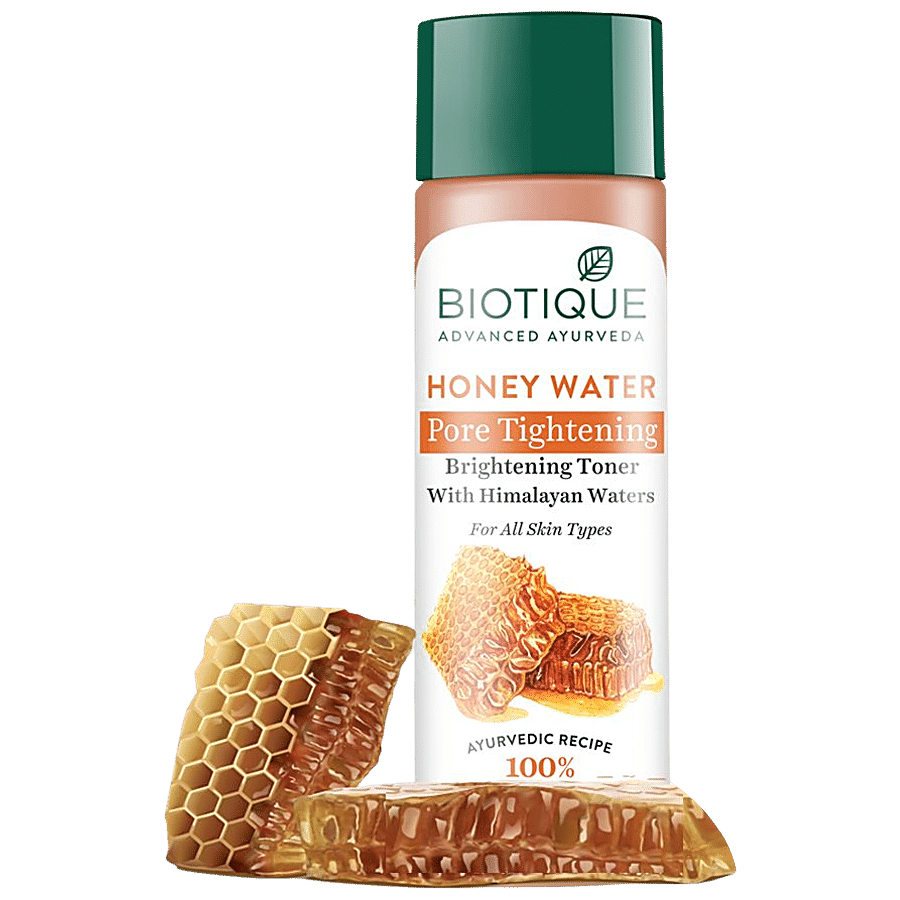 BIOTIQUE Pore Tightening Brightening Toner - Honey