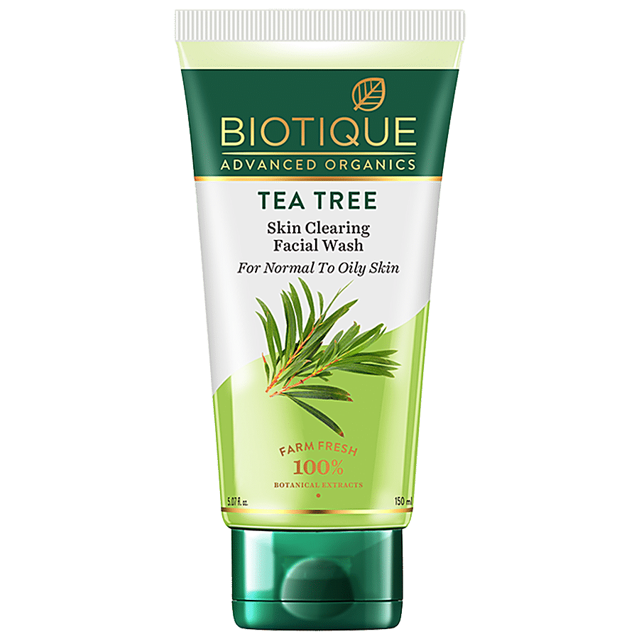 BIOTIQUE Skin Clearing Face Wash - Tea Tree