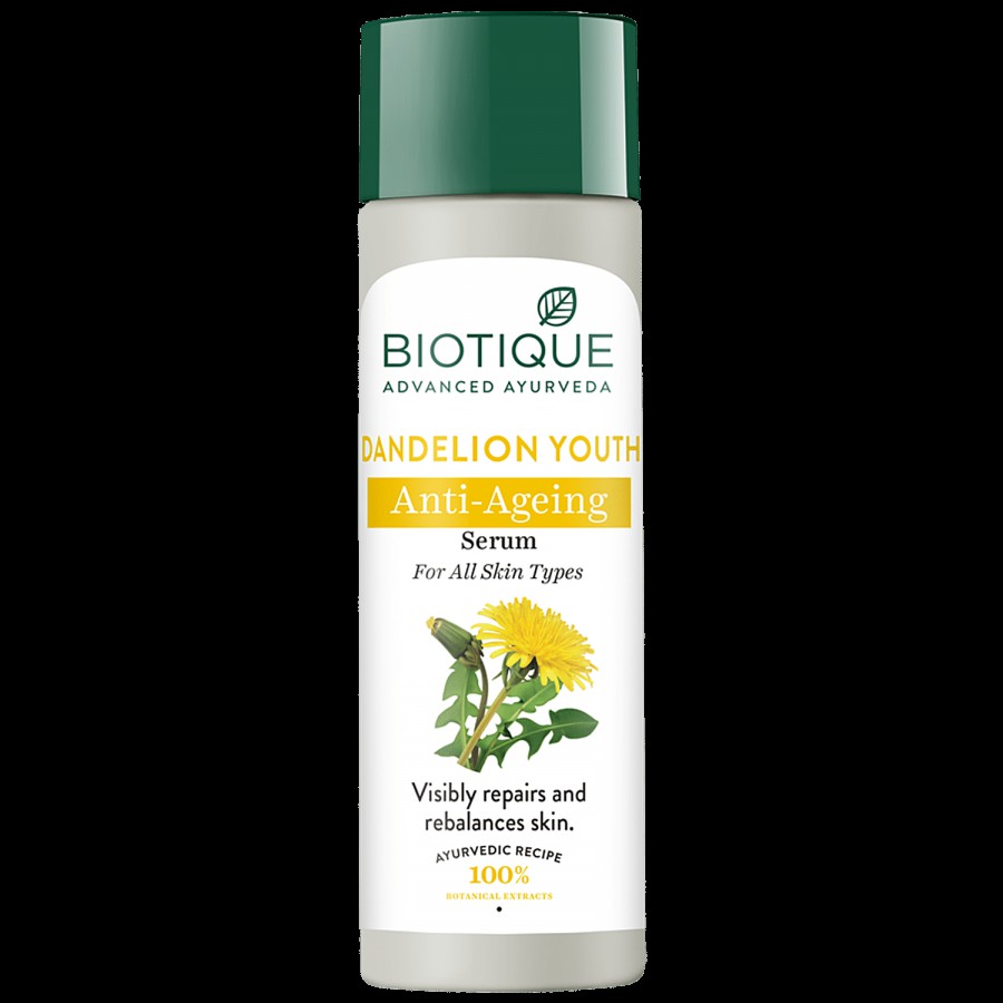 BIOTIQUE Anti Aging Serum - Dandelion Youth