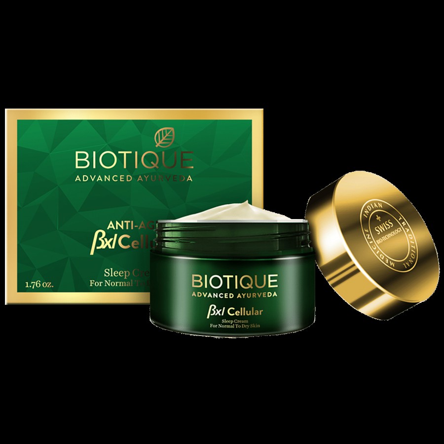 BIOTIQUE Bio Wheat Germ Sleep Cream - BXL Cellular