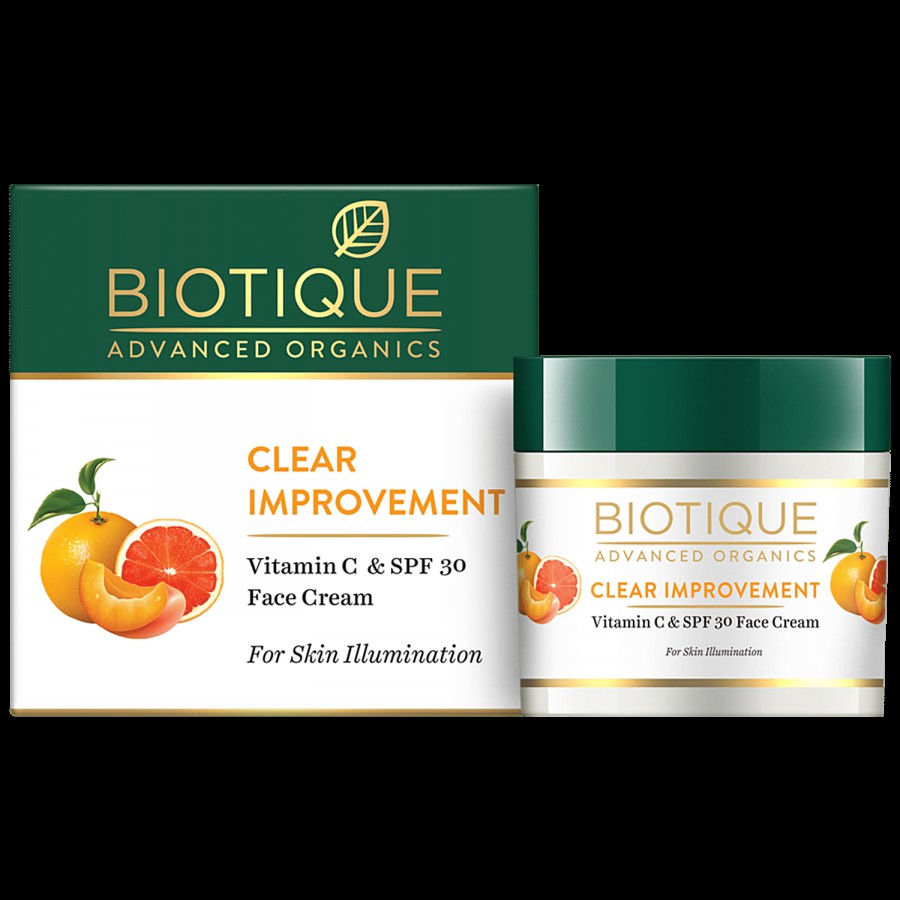 BIOTIQUE Clear Improvement - Vitamin C & SPF 30 Face Cream