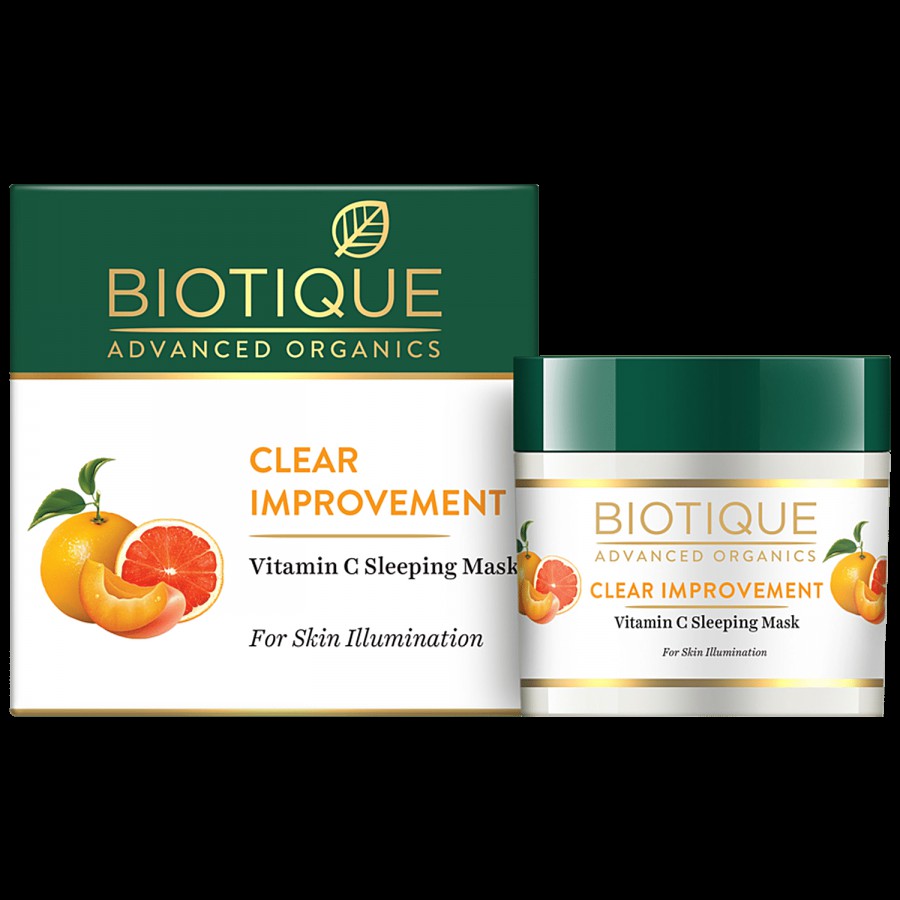 BIOTIQUE Clear Improvement - Vitamin C Sleeping Mask