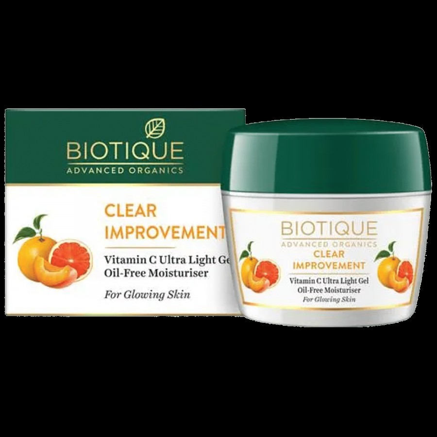 BIOTIQUE Clear Improvement - Vitamin C Ultra Light Gel Oil-Free Moisturiser