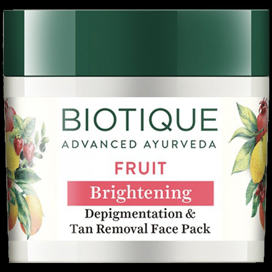 BIOTIQUE Depigmentation & Tan Removal Face Pack - Fruit