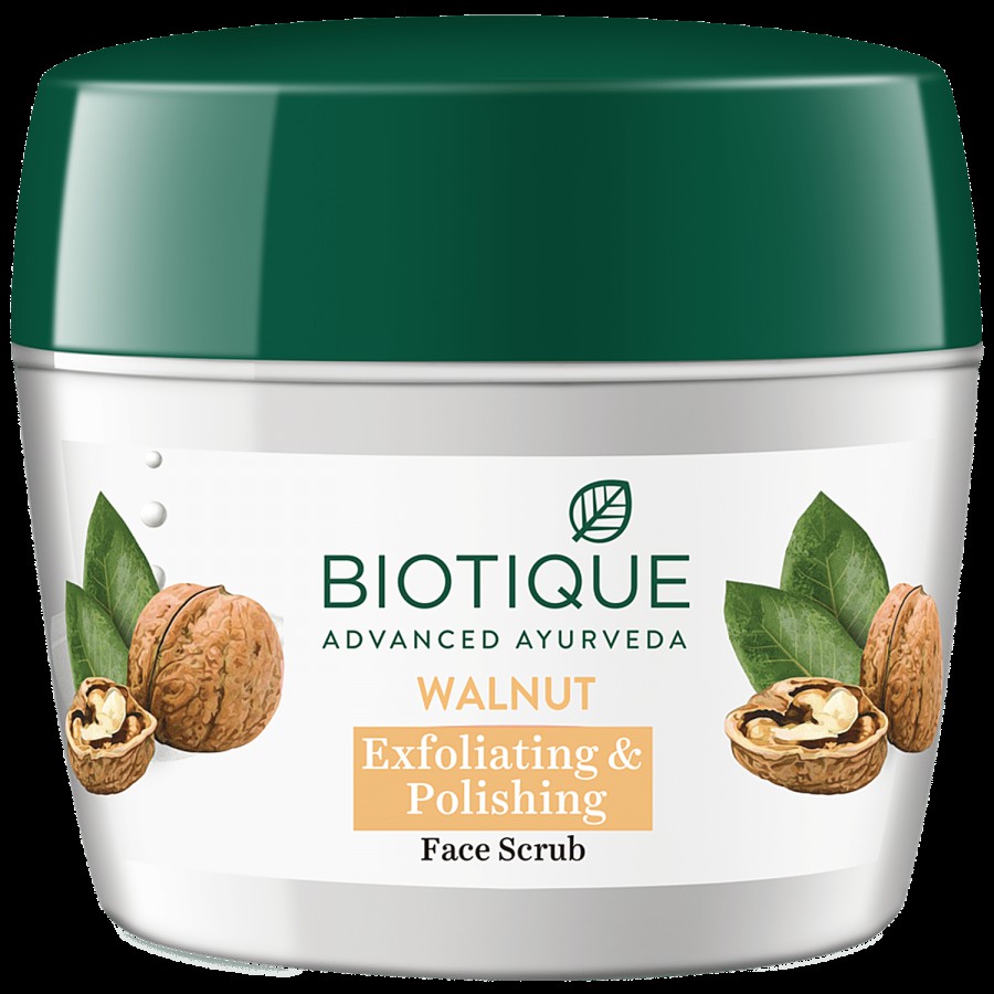 BIOTIQUE Exfoliating & Polishing Face Scrub - Walnut