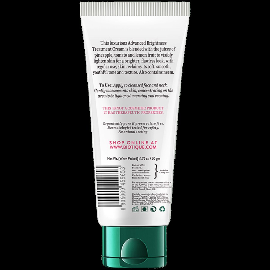 BIOTIQUE Face Glo Advance Brightening Fruit Cream