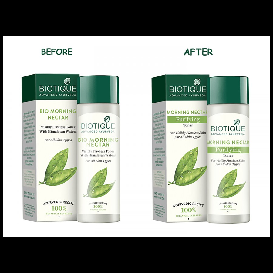 BIOTIQUE Pore Tightening Purifying Toner - Morning Nectar