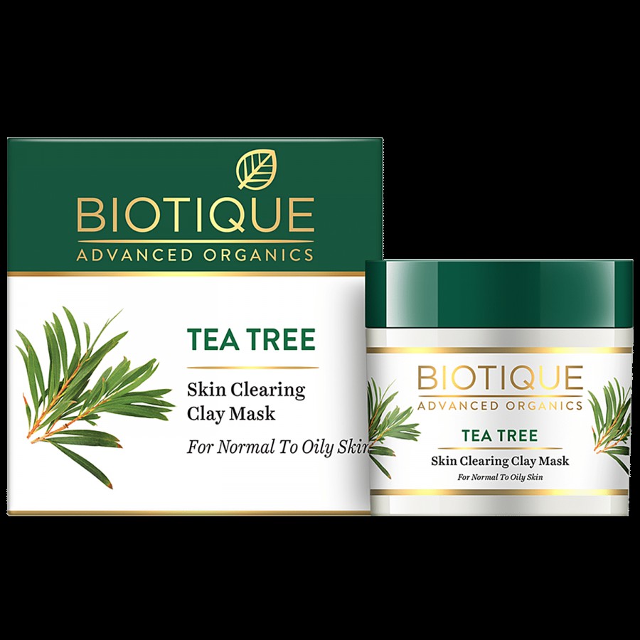 BIOTIQUE Tea Tree Skin Clearing Clay Mask