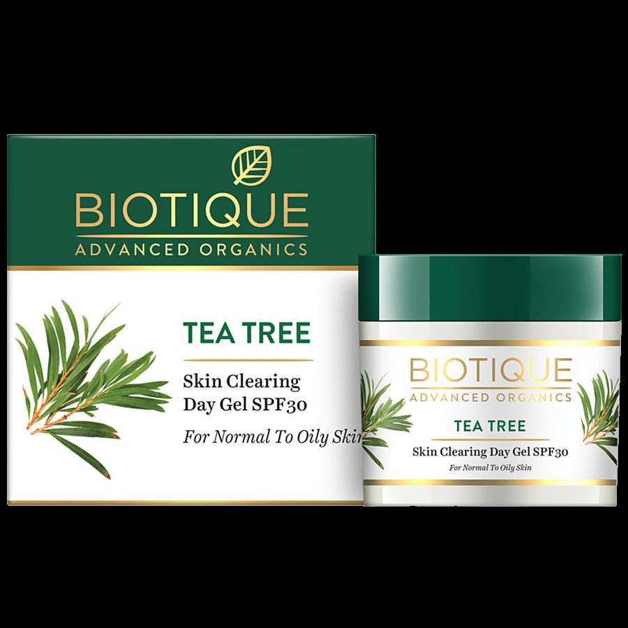 BIOTIQUE Tea Tree Skin Clearing Day Gel - SPF 30