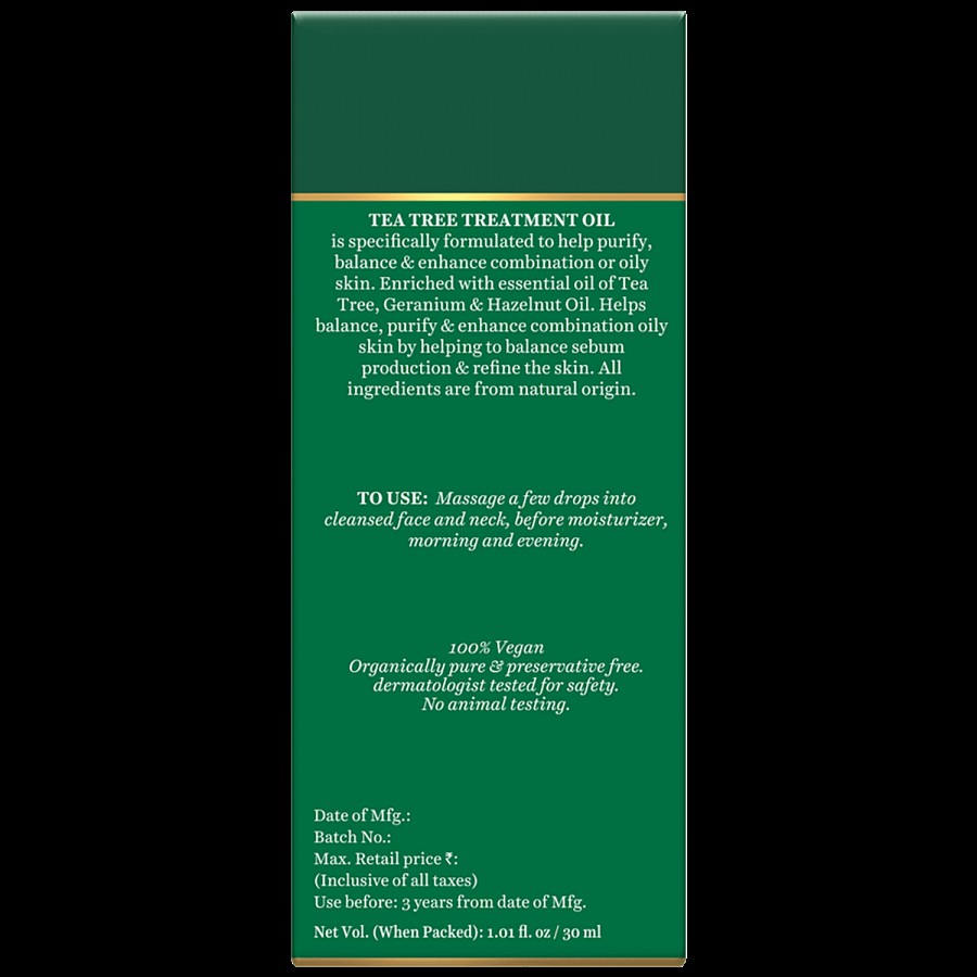 BIOTIQUE Tea Tree Treament Oil - Illuminates & Brightens