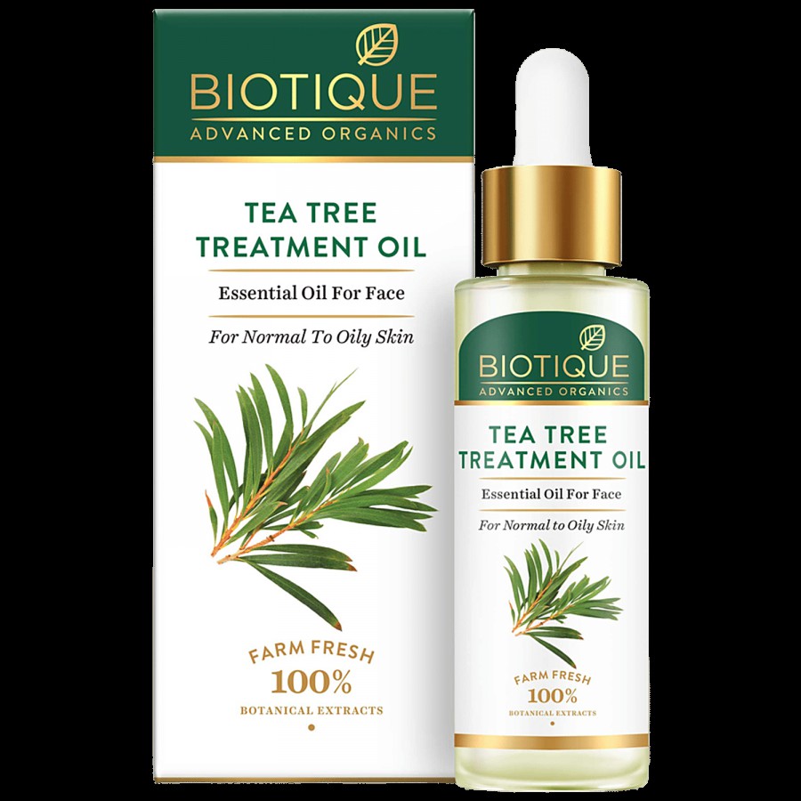 BIOTIQUE Tea Tree Treament Oil - Illuminates & Brightens